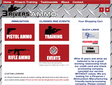 Tablet Screenshot of 3riversfirearms.com